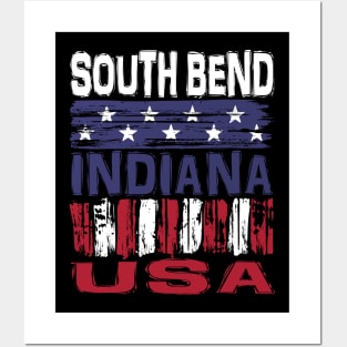 South Bend Indiana USA T-Shirt Posters and Art